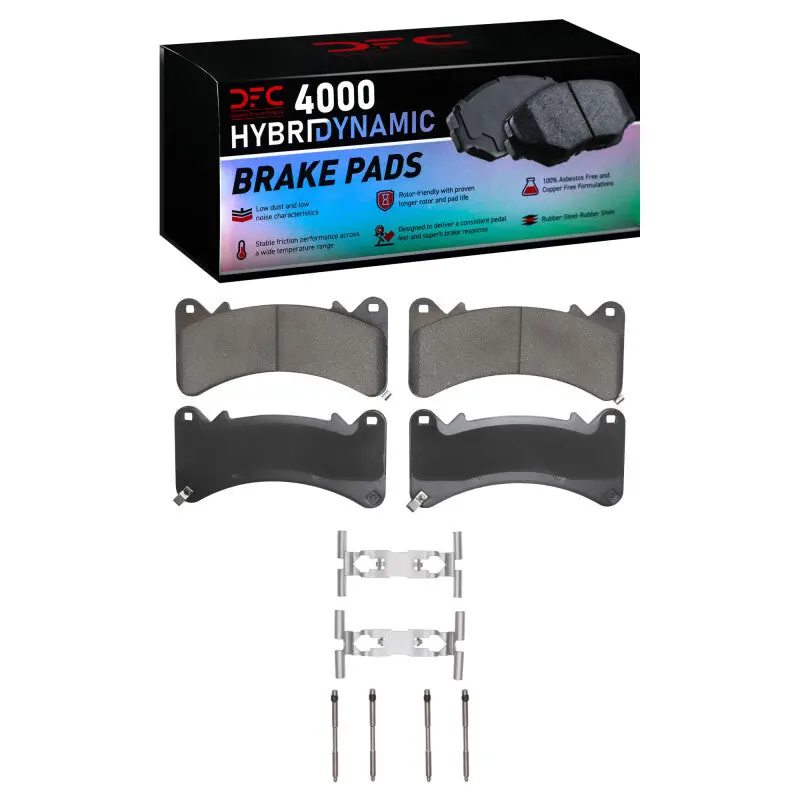Dfc 14-25 Cadillac Escalade Esv Front 4000 Hybridynamic Brake Pads And Hardware Kit 1