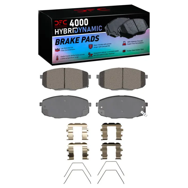 Dfc 14-25 Hyundai Kona Front 4000 Hybridynamic Brake Pads And Hardware Kit 1