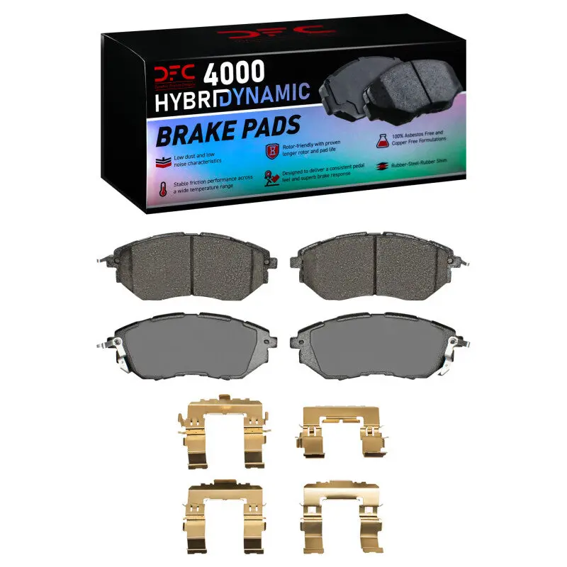 Dfc 15-15 Subaru Legacy Front 4000 Hybridynamic Brake Pads And Hardware Kit 1