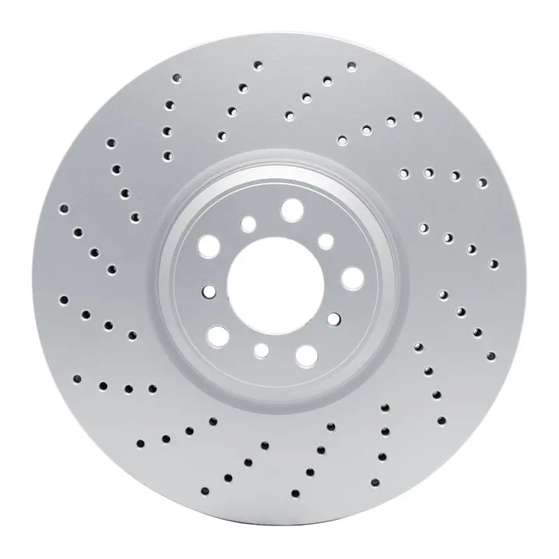 Dfc 15-19 Bmw X5 Left Front Drilled Hi-Carbon Alloy Geomet Coated Rotor 1