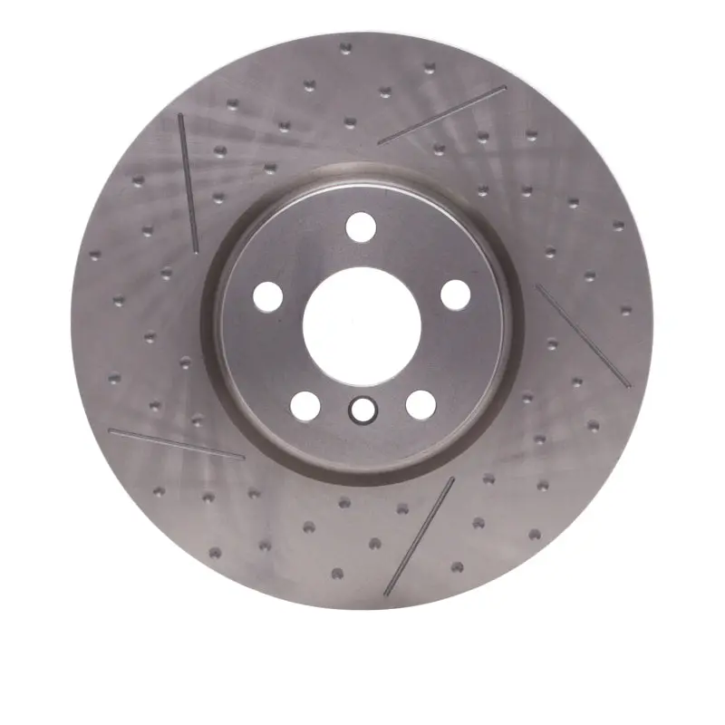 Dfc 15-19 Mini Cooper Countryman Front Brake Rotor - Dimpled And Slotted 1