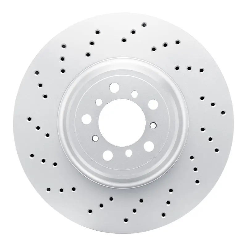 Dfc 15-20 Bmw M2 Left Front Drilled Geospec Coated Rotor 1