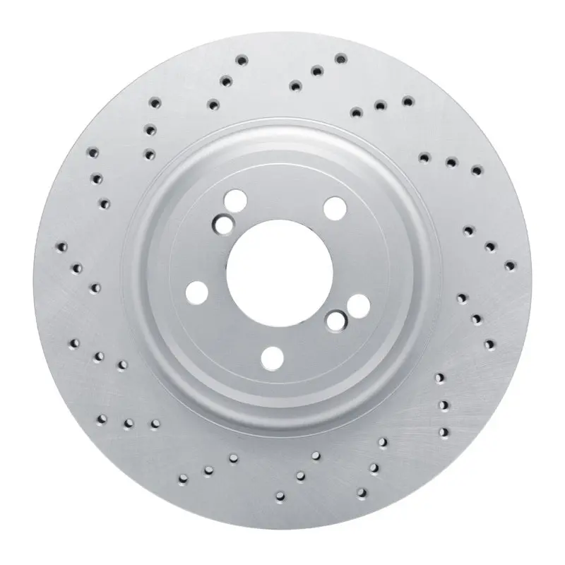 Dfc 15-20 Bmw M4 Left Rear Drilled Geospec Coated Rotor 1