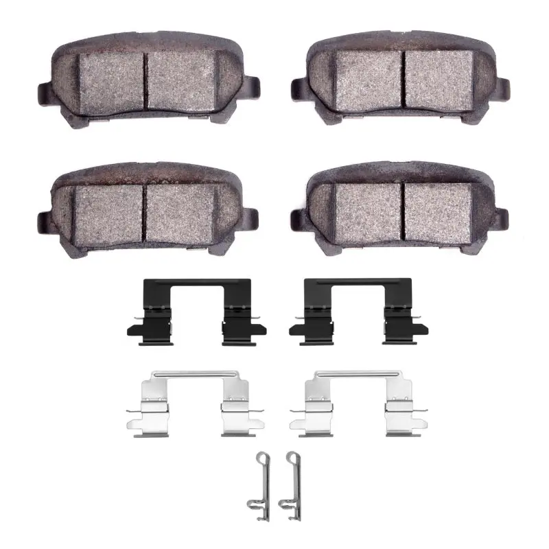 Dfc 15-20 Chevrolet Colorado Rear 4000 Hybridynamic Brake Pads And Hardware Kit 1