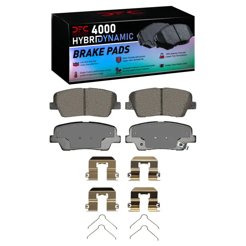Dfc 15-20 Kia Sorento Rear 4000 Hybridynamic Brake Pads And Hardware Kit 1