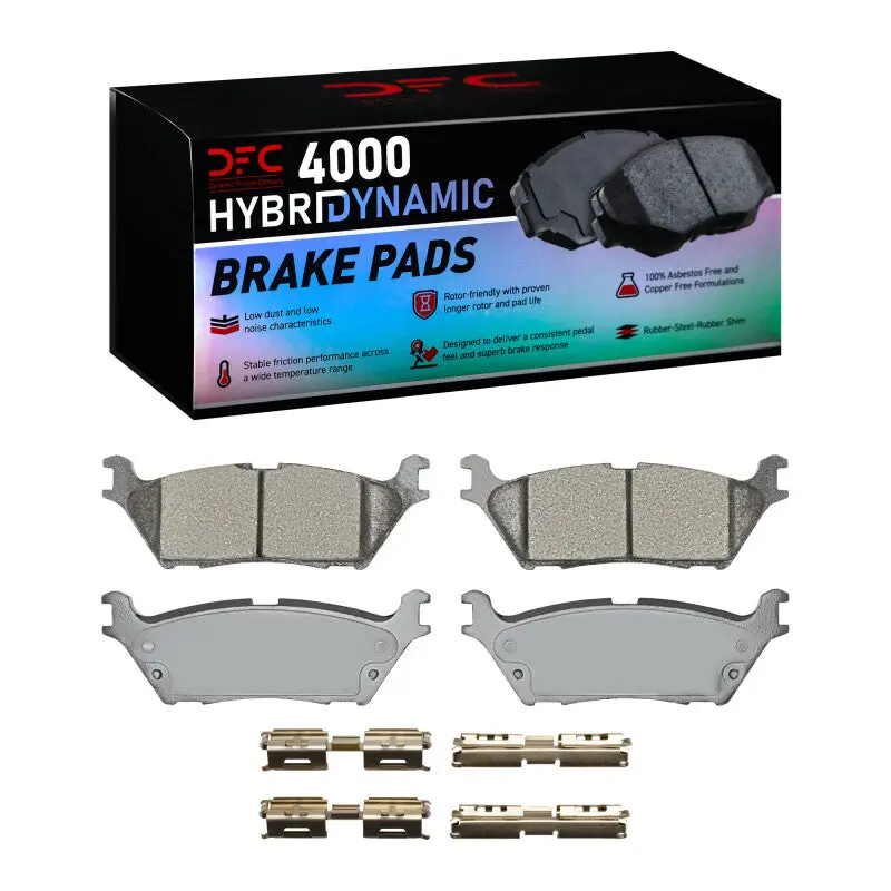 Dfc 15-21 Ford Expedition Rear 4000 Hybridynamic Brake Pads And Hardware Kit 1