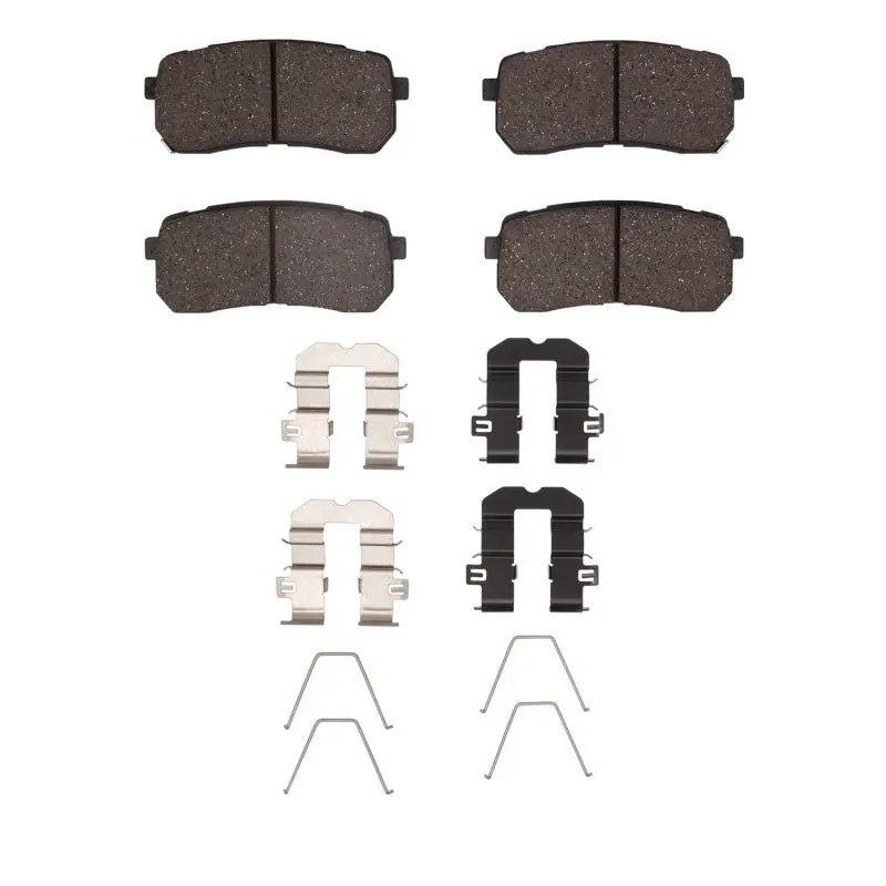 Dfc 15-21 Kia Sedona Rear 4000 Hybridynamic Brake Pads And Hardware Kit 1