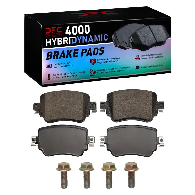 Dfc 15-22 Audi Q3 Rear 4000 Hybridynamic Brake Pads And Hardware Kit 1