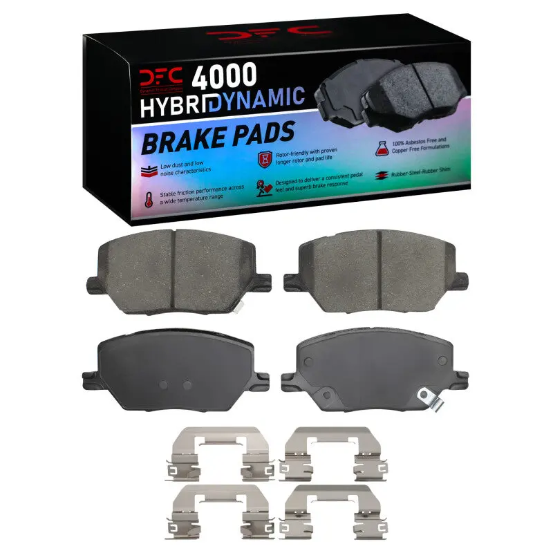 Dfc 15-23 Fiat 500X Front 4000 Hybridynamic Brake Pads And Hardware Kit 1