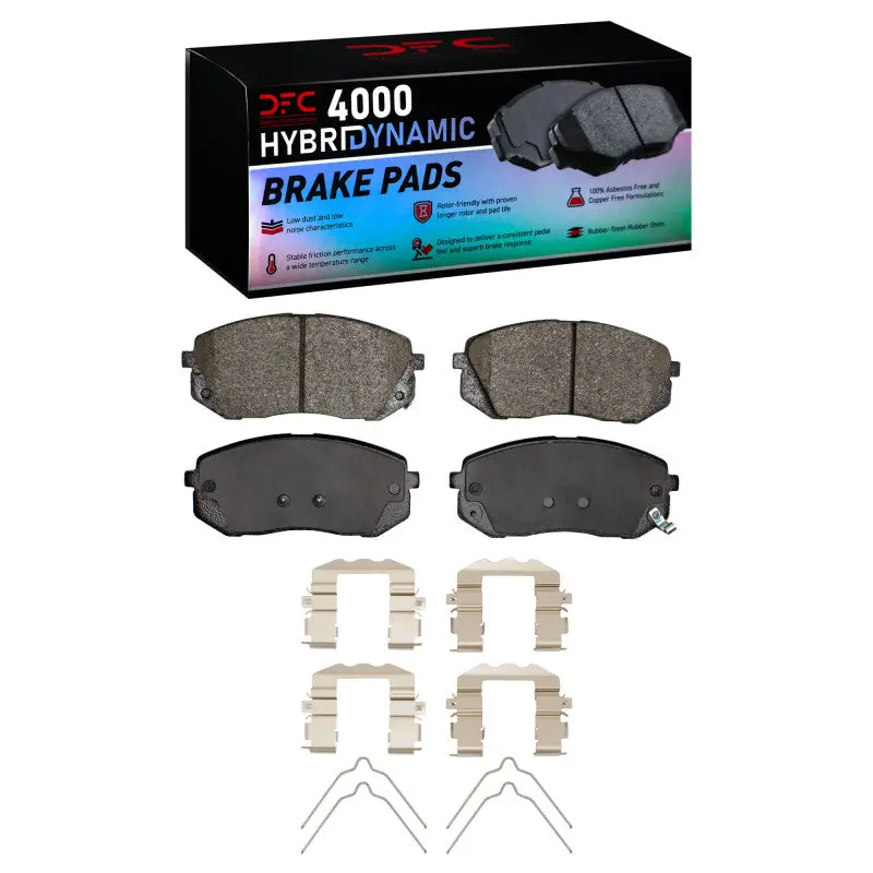 Dfc 15-23 Hyundai Sonata Front 4000 Hybridynamic Brake Pads And Hardware Kit 1