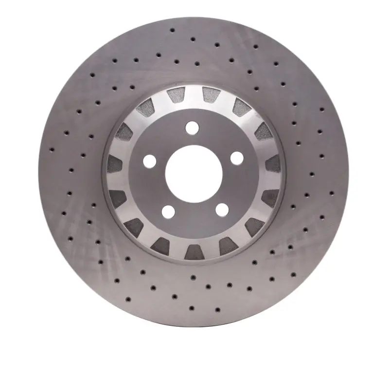 Dfc 16-18 Ford Mustang Left Front Drilled Brake Rotor 1