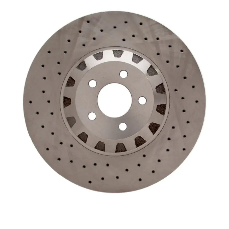 Dfc 16-18 Ford Mustang Right Front Drilled Brake Rotor 1