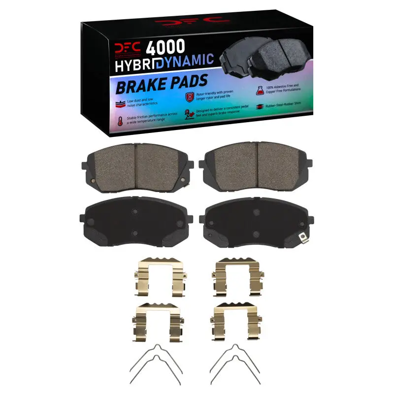 Dfc 16-20 Hyundai Sonata Front 4000 Hybridynamic Brake Pads And Hardware Kit 1