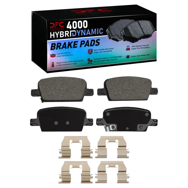 Dfc 16-21 Chevrolet Malibu Rear 4000 Hybridynamic Brake Pads And Hardware Kit 1
