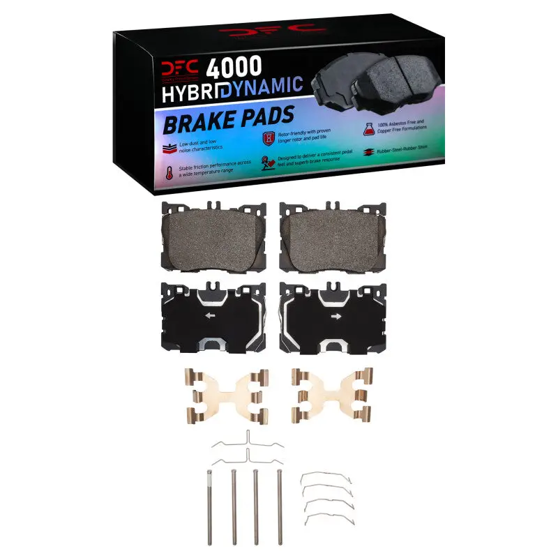 Dfc 16-23 Mercedes-Benz E450 Front 4000 Hybridynamic Brake Pads And Hardware Kit 1