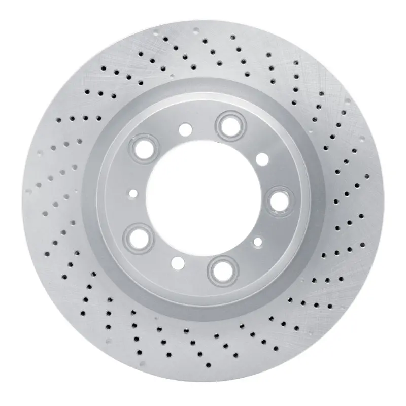 Dfc 16-23 Porsche Boxster Right Rear Drilled Brake Rotor 1