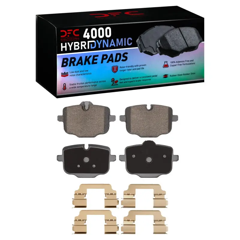 Dfc 16-25 Bmw X3 Rear 4000 Hybridynamic Brake Pads And Hardware Kit 1