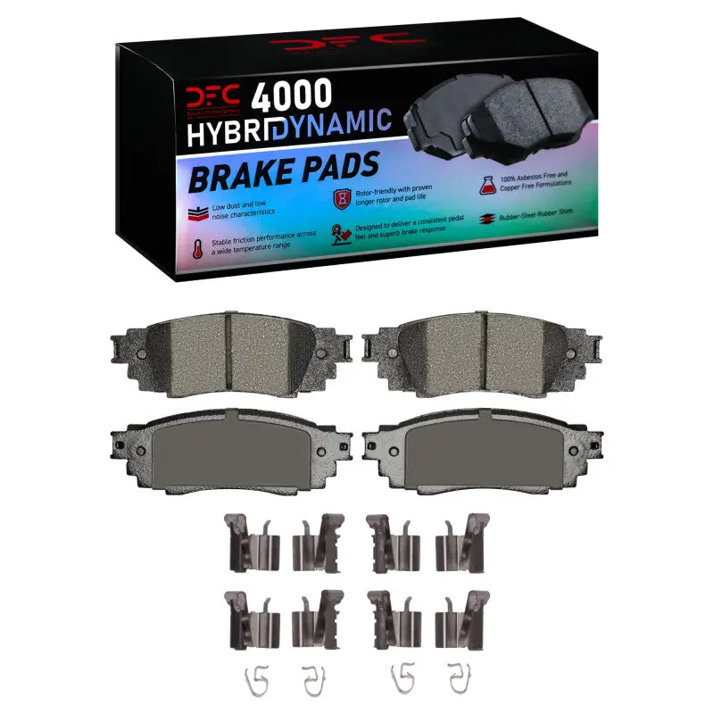 Dfc 16-25 Lexus Es250 Rear 4000 Hybridynamic Brake Pads And Hardware Kit 1