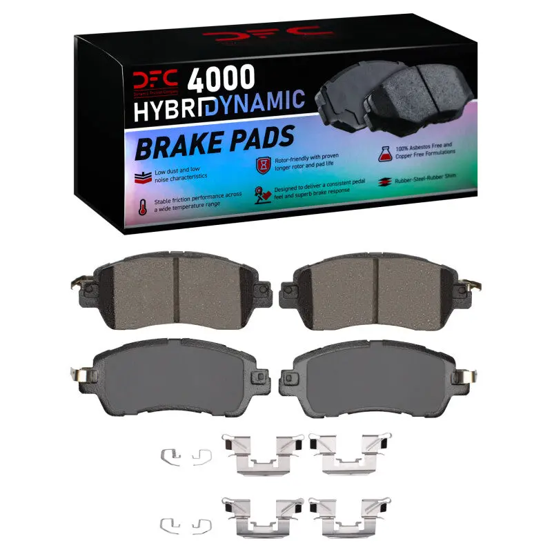 Dfc 16-25 Mazda 2 (Mexico) Front 4000 Hybridynamic Brake Pads And Hardware Kit 1