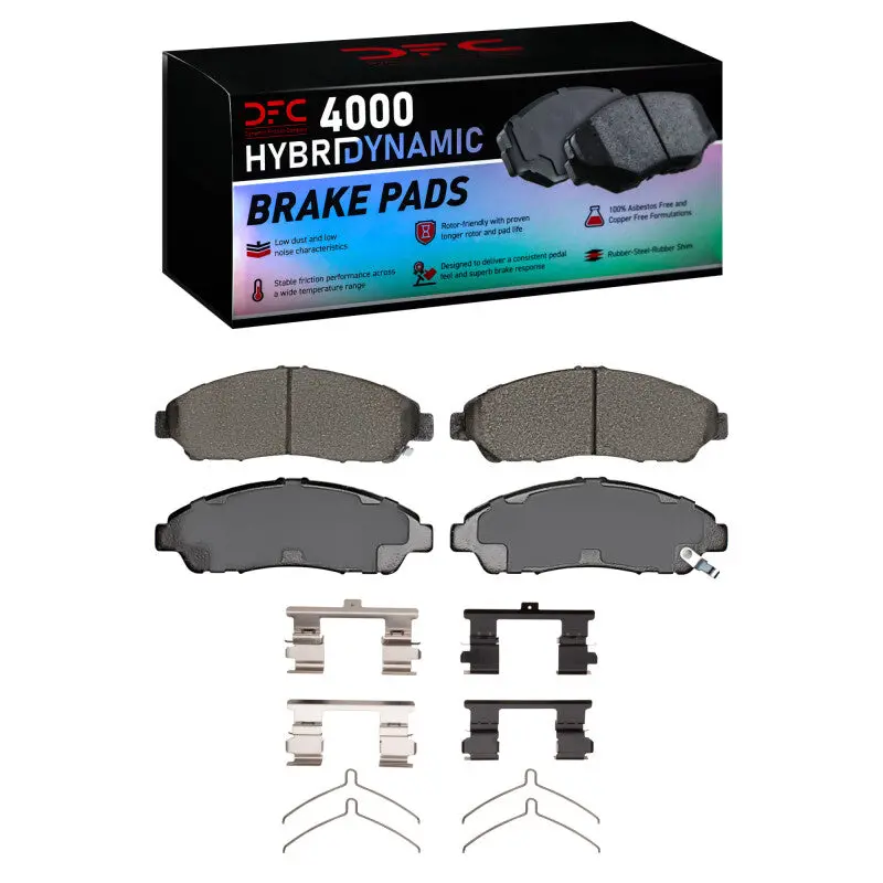 Dfc 17-20 Acura Mdx Front 4000 Hybridynamic Brake Pads And Hardware Kit 1