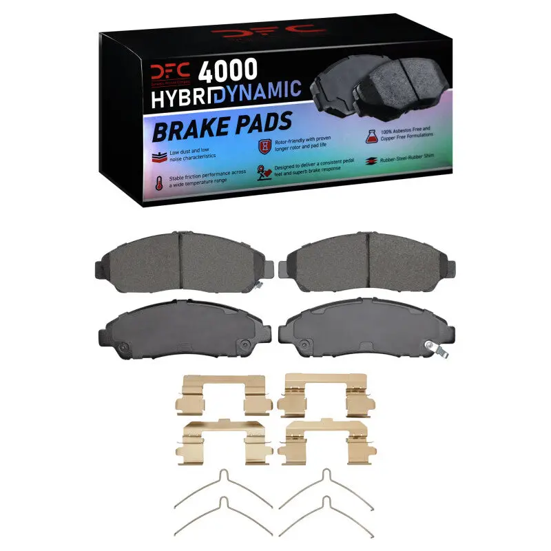 Dfc 17-20 Buick Enclave Front 4000 Hybridynamic Brake Pads And Hardware Kit 1
