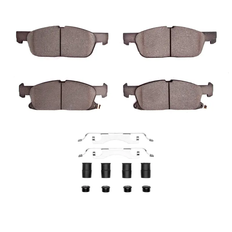 Dfc 17-20 Ford Fusion Front 4000 Hybridynamic Brake Pads And Hardware Kit 1