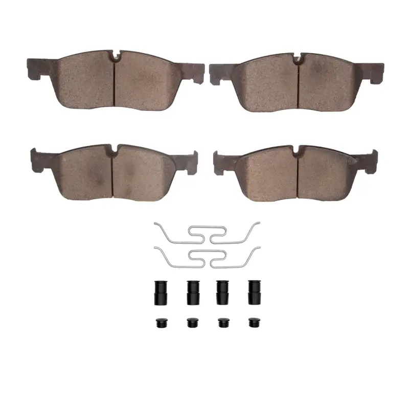 Dfc 17-20 Jaguar Xf Front 4000 Hybridynamic Brake Pads And Hardware Kit 1
