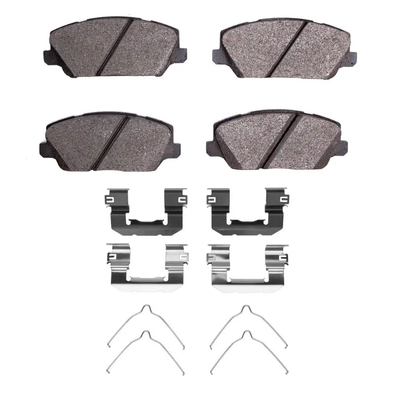 Dfc 17-20 Kia Cadenza Front 4000 Hybridynamic Brake Pads And Hardware Kit 1