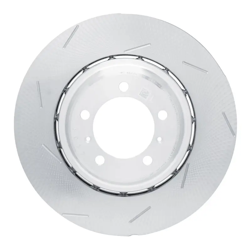 Dfc 17-21 Porsche Panamera Left Rear Slotted Hi-Carbon Alloy Geomet Coated Rotor 1