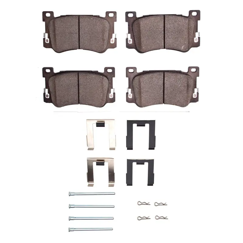 Dfc 17-22 Genesis G90 Front 5000 Advanced Ceramic Brake Pads And Hardware Kit 1