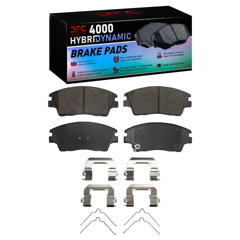Dfc 17-22 Kia Sportage (Usa/Canada) Front 4000 Hybridynamic Brake Pads And Hardware Kit 1