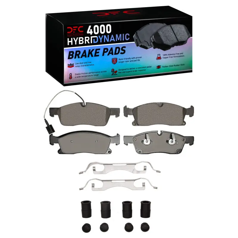 Dfc 17-23 Maserati Levante Front 4000 Hybridynamic Brake Pads And Hardware Kit 1