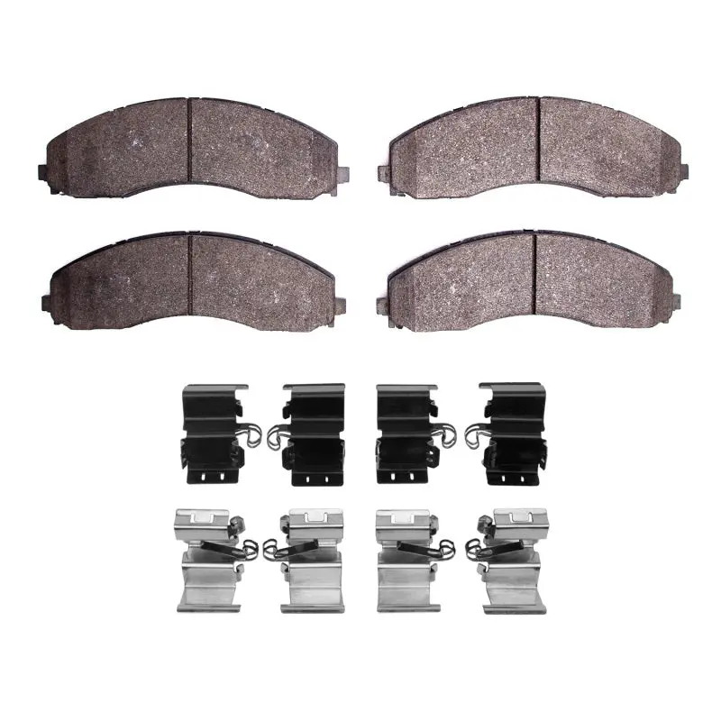 Dfc 17-24 Ford F-550 Super Duty Front/Rear 4000 Hybridynamic Brake Pads And Hardware Kit 1