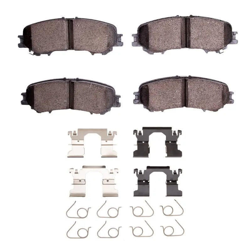 Dfc 17-24 Nissan Titan Rear 4000 Hybridynamic Brake Pads And Hardware Kit 1