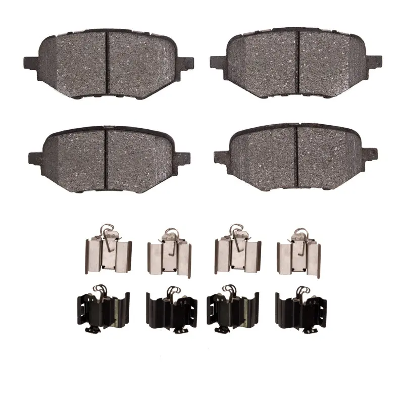 Dfc 17-25 Acura Adx Rear 4000 Hybridynamic Brake Pads And Hardware Kit 1