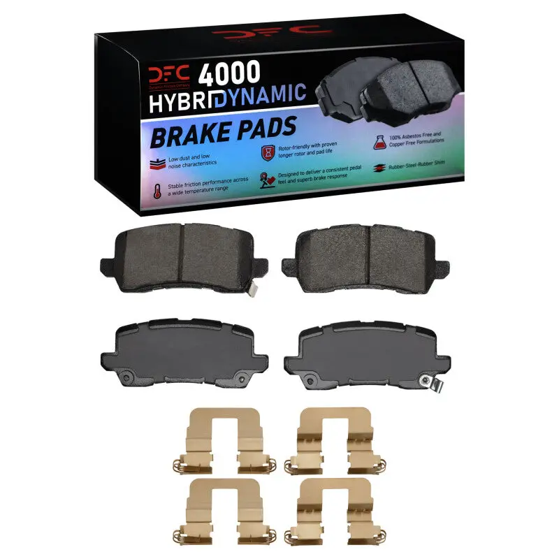 Dfc 17-25 Acura Mdx Rear 4000 Hybridynamic Brake Pads And Hardware Kit 1