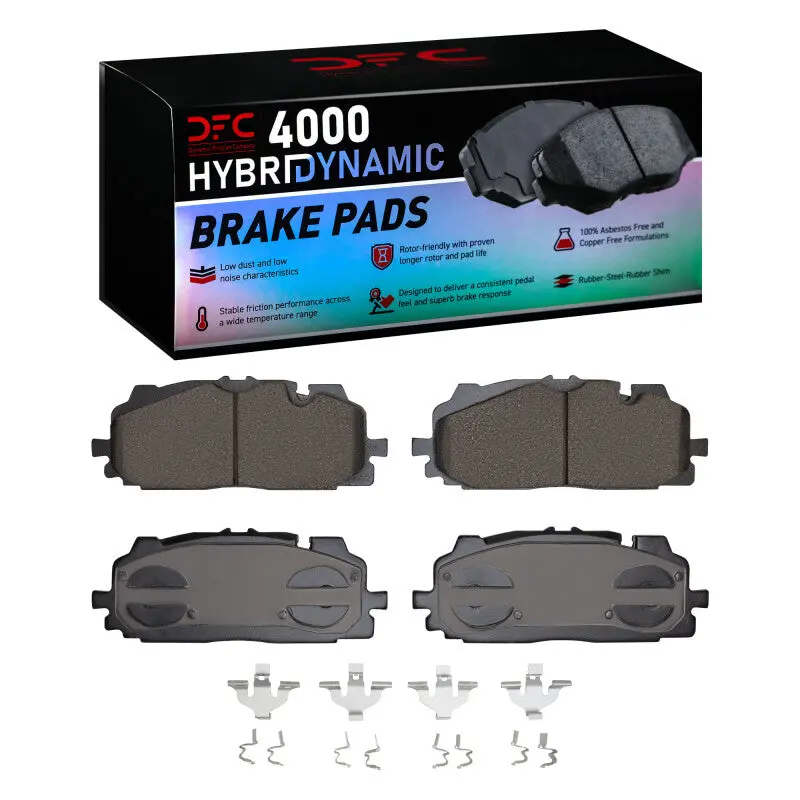 Dfc 17-25 Audi A6 Quattro Front 4000 Hybridynamic Brake Pads And Hardware Kit 1