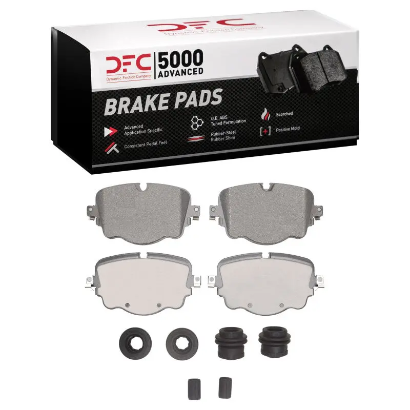 Dfc 17-25 Bentley Bentayga Rear 5000 Advanced Low Metallic Brake Pads And Hardware Kit 1