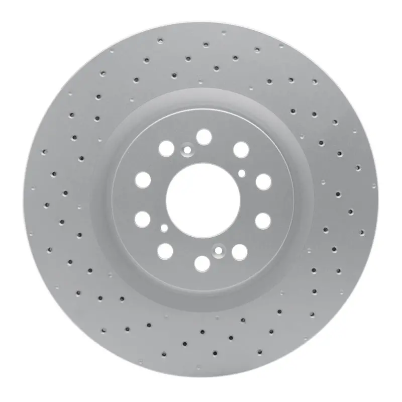 Dfc 17-25 Honda Civic Hatchback Front Drilled Geospec Coated Rotor 1