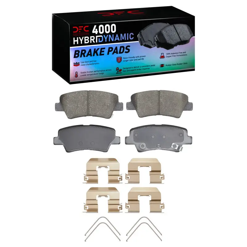 Dfc 17-25 Hyundai Nexo Rear 4000 Hybridynamic Brake Pads And Hardware Kit 1