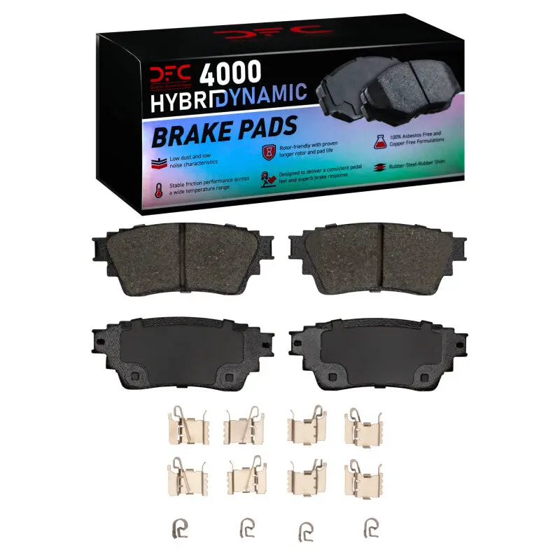 Dfc 17-25 Mitsubishi Outlander Rear 4000 Hybridynamic Brake Pads And Hardware Kit 1