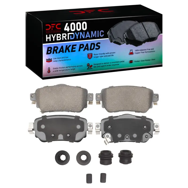 Dfc 17-25 Nissan Leaf Rear 4000 Hybridynamic Brake Pads And Hardware Kit 1