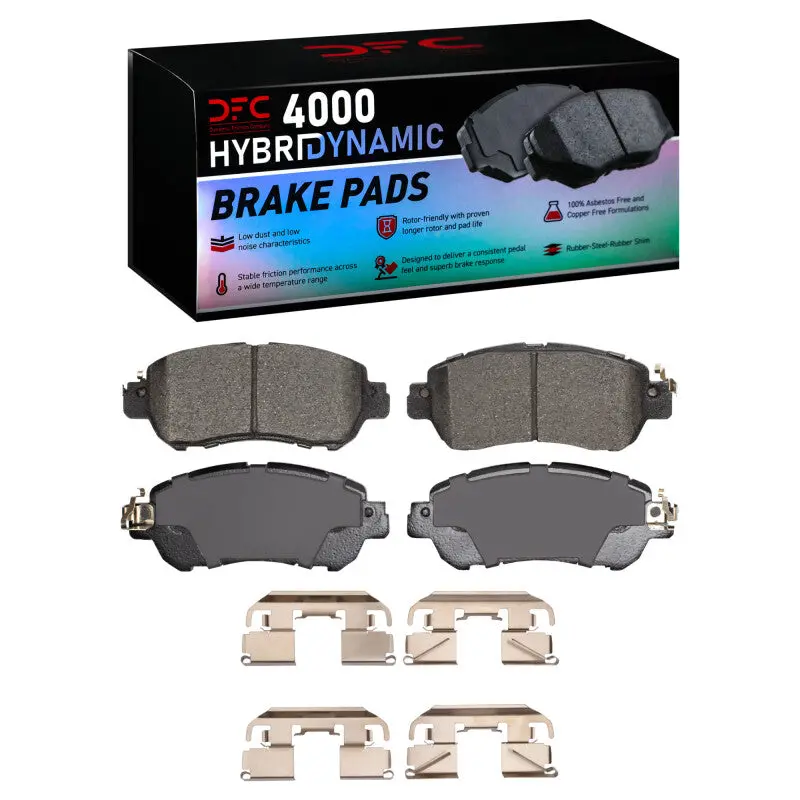 Dfc 17-25 Nissan Versa Front 4000 Hybridynamic Brake Pads And Hardware Kit 1