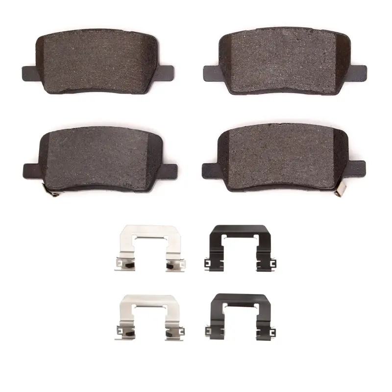 Dfc 17-25 Tesla Model X Rear 4000 Hybridynamic Brake Pads And Hardware Kit 1