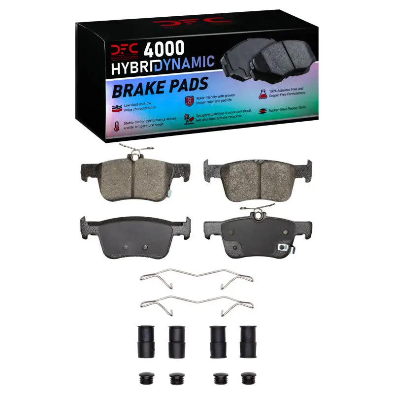 Dfc 18-25 Acura Rdx Rear 4000 Hybridynamic Brake Pads And Hardware Kit 1