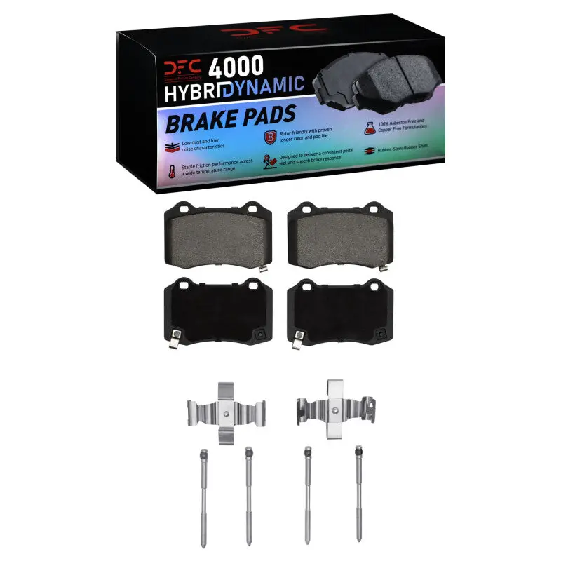 Dfc 18-25 Dodge Durango Rear 4000 Hybridynamic Brake Pads And Hardware Kit 1