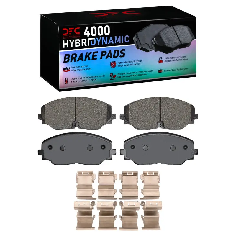 Dfc 18-25 Volkswagen Atlas Cross Sport/Atlas (Mexico) Front 4000 Hybridynamic Pads & Hardware Kit 1