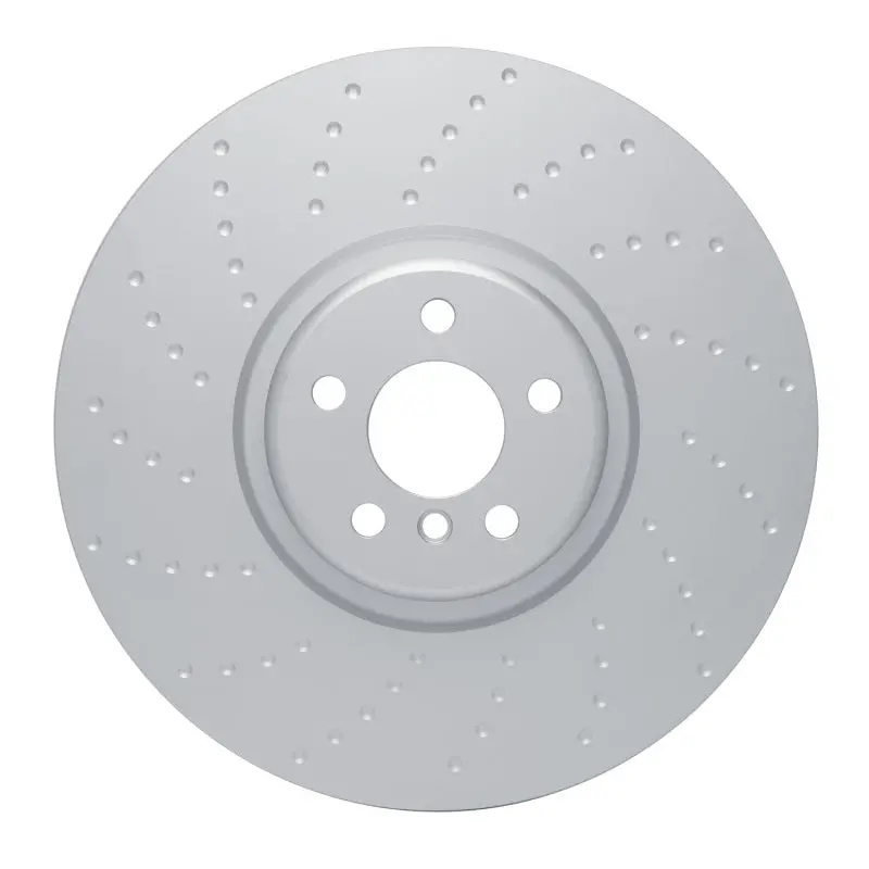 Dfc 19-22 Bmw 840I Xdrive Gran Coupe Left Front Geospec Coated Rotor - Dimpled 1