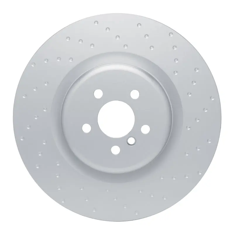 Dfc 19-22 Bmw X5 Right Rear Geospec Coated Rotor - Dimpled 1
