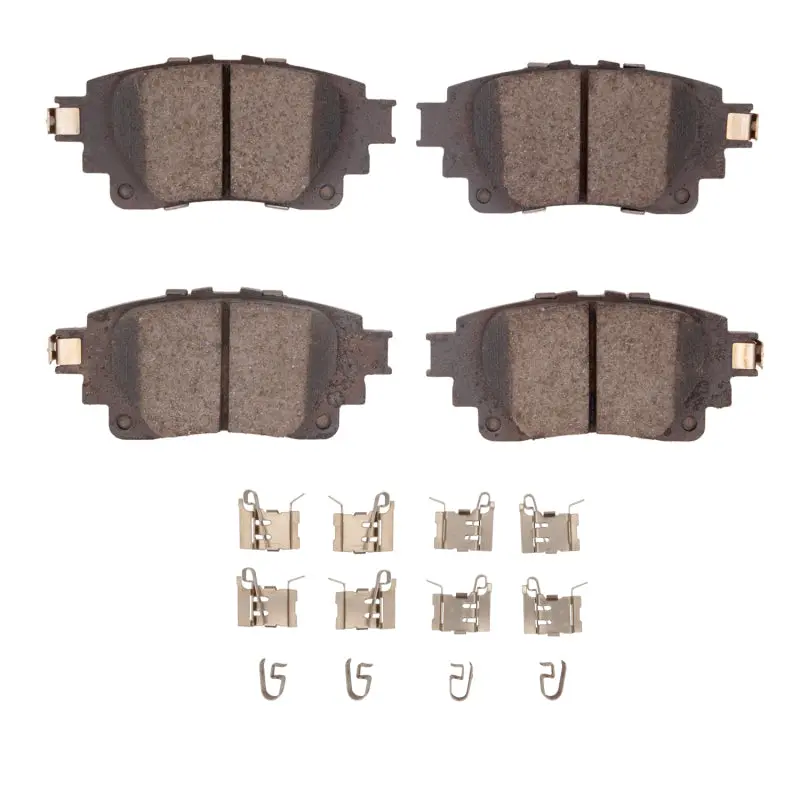Dfc 19-22 Toyota Corolla (Us/Canada) Rear 4000 Hybridynamic Brake Pads And Hardware Kit 1
